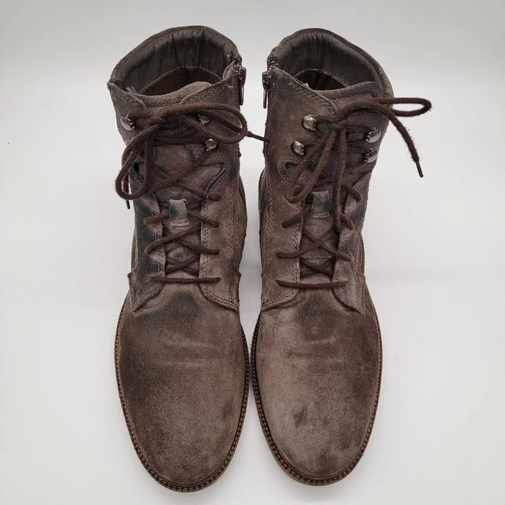 Bar III Whitaker Mens Suede Brown Leather Ankle Boots Size 10M WPL8046